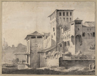 P+ 010
<br/>
Italiaans kasteel
<br/>
<em>Wijck, Thomas (ca.1616-1677) - toegeschreven aan</em>